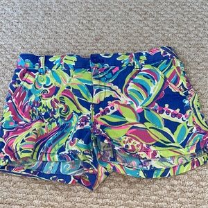 Floral colorful Lilly Pulitzer shorts Kids size 12